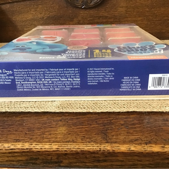 Melissa & Doug Blue’s Clues wooden handle stamps. NWT - Picture 12 of 14